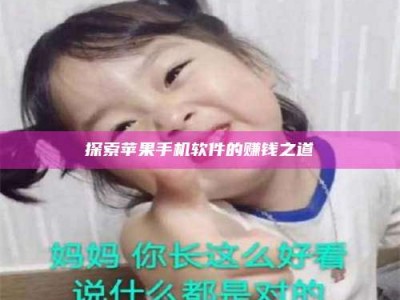 呼和浩特探索苹果手机软件的赚钱之道